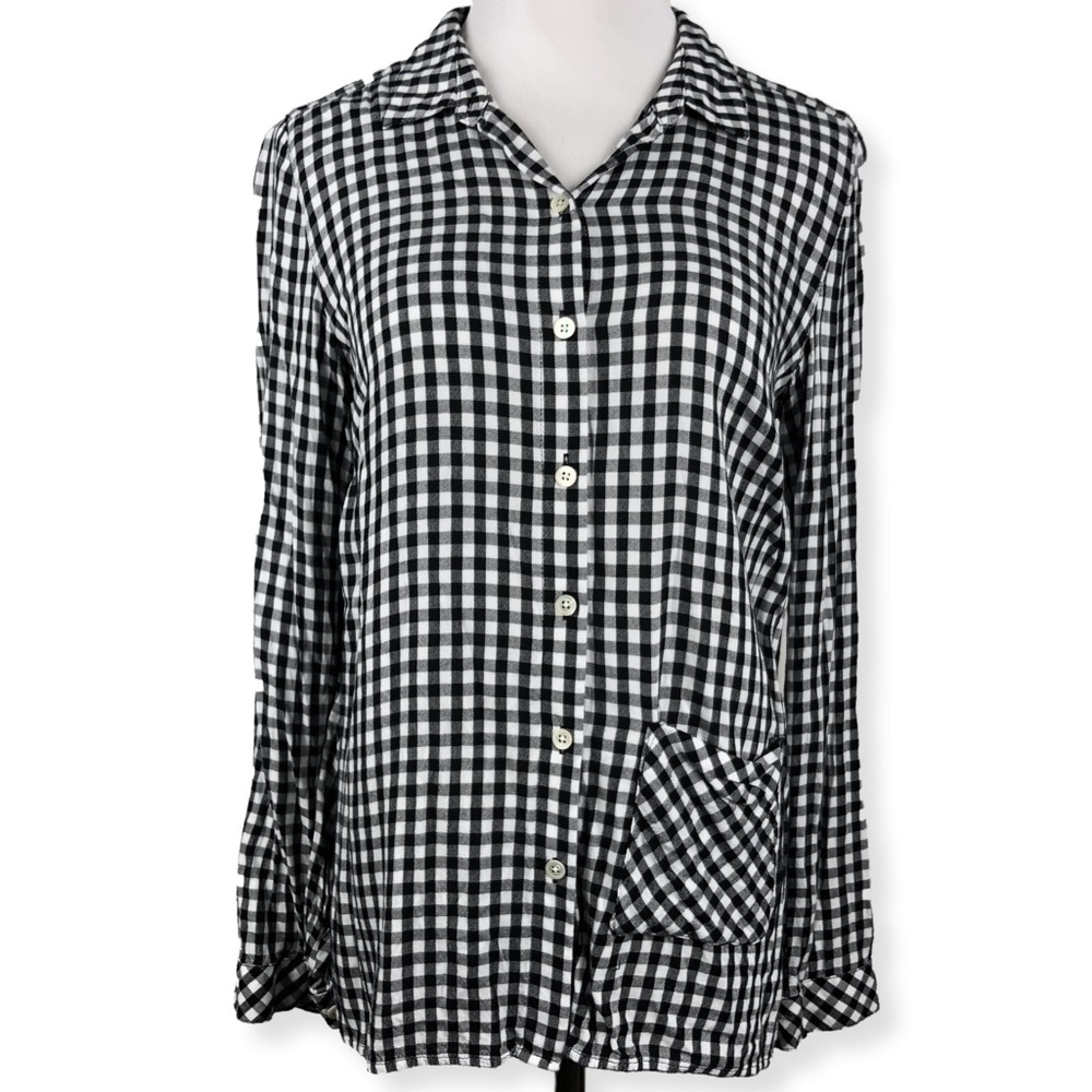 J. Jill XS Woman’s Button Down Check Plaid Shirt